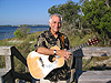 Old Folkie at the beach