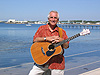 Old Folkie at the beach